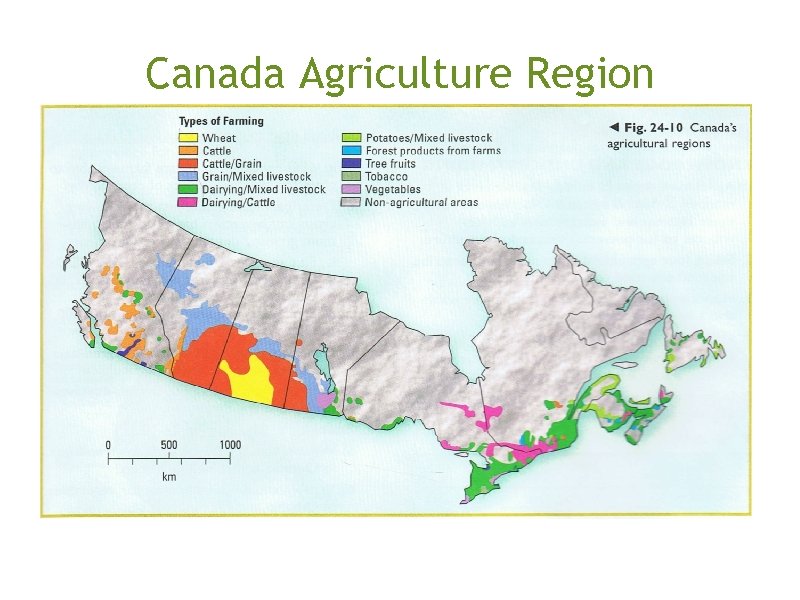 Canada Agriculture Region 