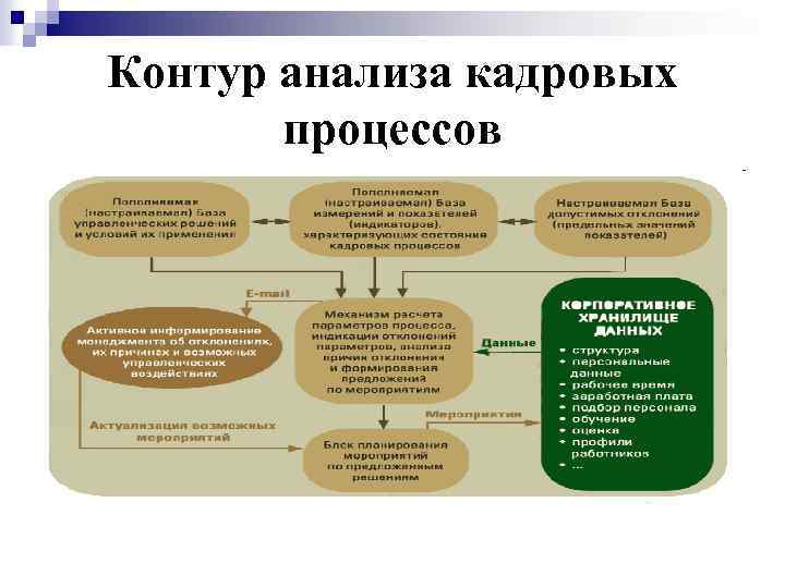 Контур анализа кадровых процессов 