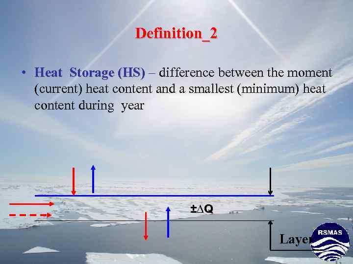 Definition_2 • Heat Storage (HS) – difference between the moment (current) heat content and