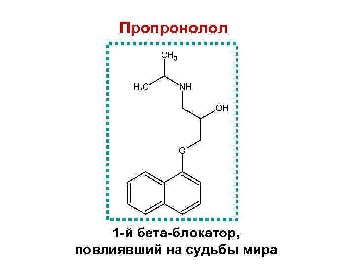 Пропронолол 1 -й бета-блокатор, повлиявший на судьбы мира 