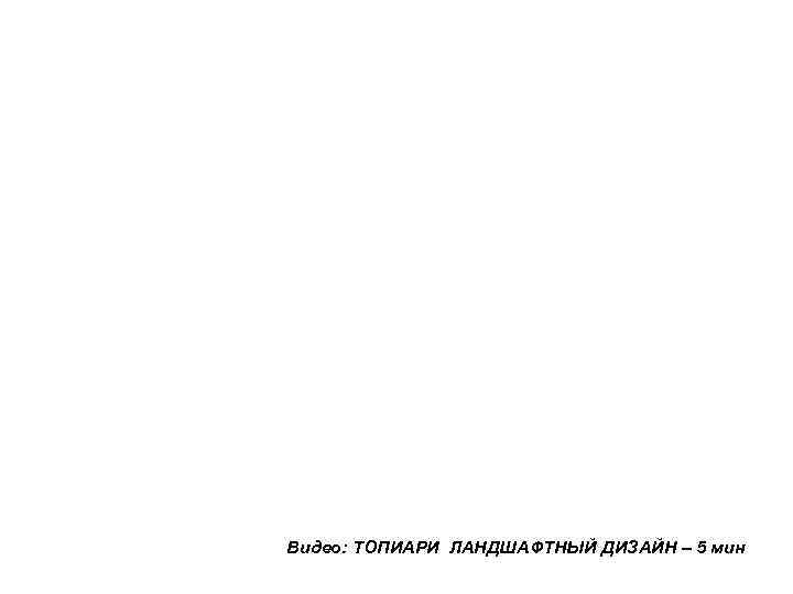 Видео: ТОПИАРИ ЛАНДШАФТНЫЙ ДИЗАЙН – 5 мин 