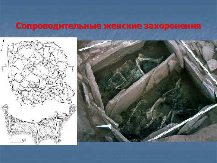 Сопроводительные женские захоронения 