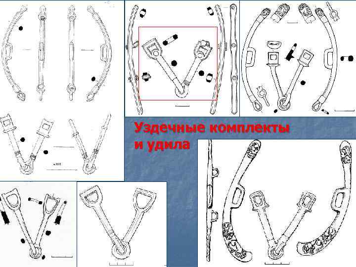 Уздечные комплекты и удила 