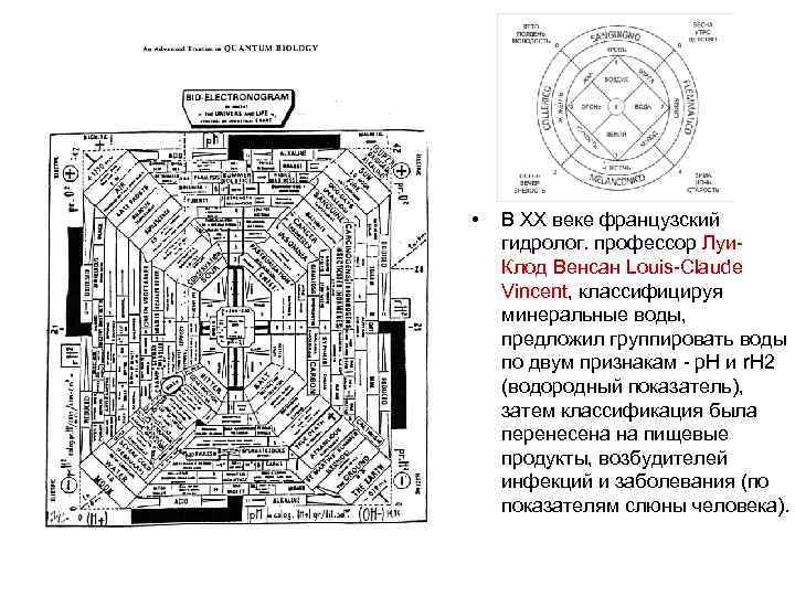  • В XX веке французский гидролог. профессор Луи. Клод Венсан Louis-Claude Vincent, классифицируя
