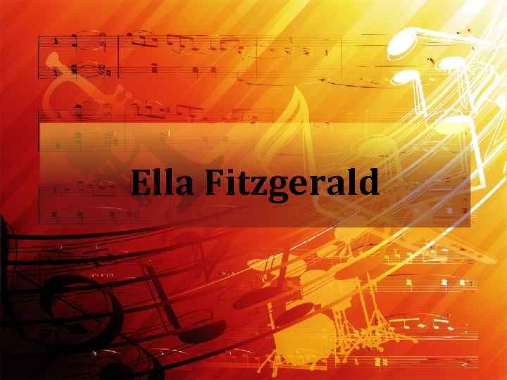 Ella Fitzgerald 