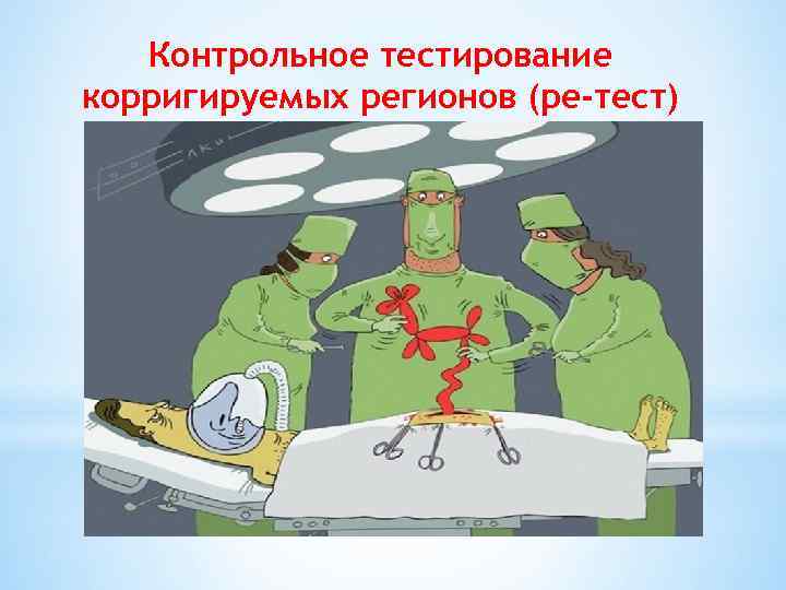 Контрольное тестирование корригируемых регионов (ре-тест) 