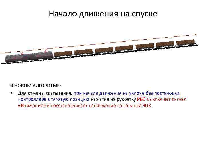 Начали движение. Начало движения алгоритм. Схема движения локомотивной откатки горизонта картинки. РБС на ЖД. Приспособление для РБС РЖД.