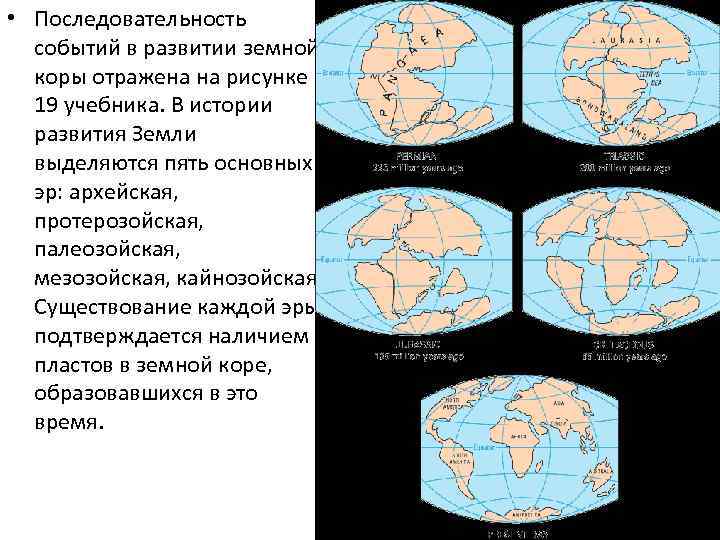 Презентация развитие земной коры 7 класс