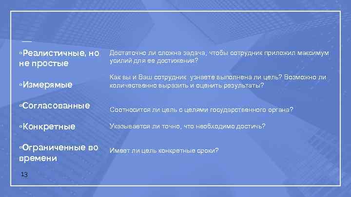 ▫Реалистичные, но не простые Достаточно ли сложна задача, чтобы сотрудник приложил максимум усилий для