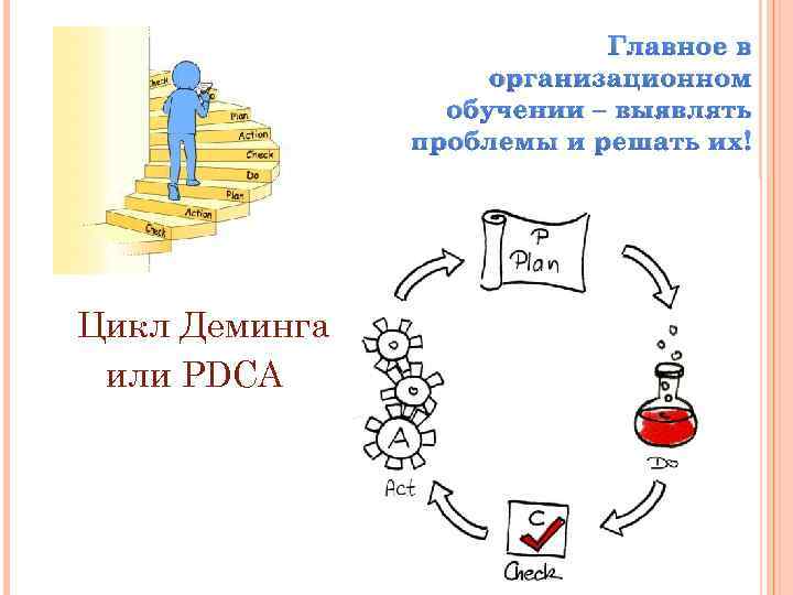 Главное в организационном обучении – выявлять проблемы и решать их! Цикл Деминга или PDCA
