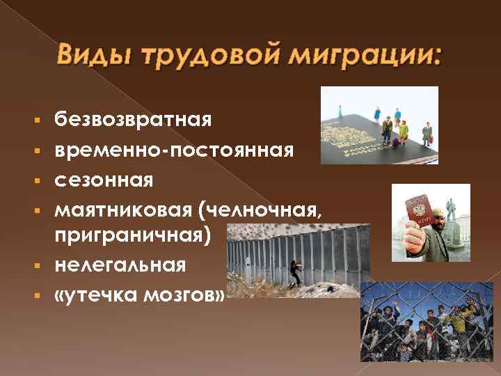 Презентация миграция в современном мире