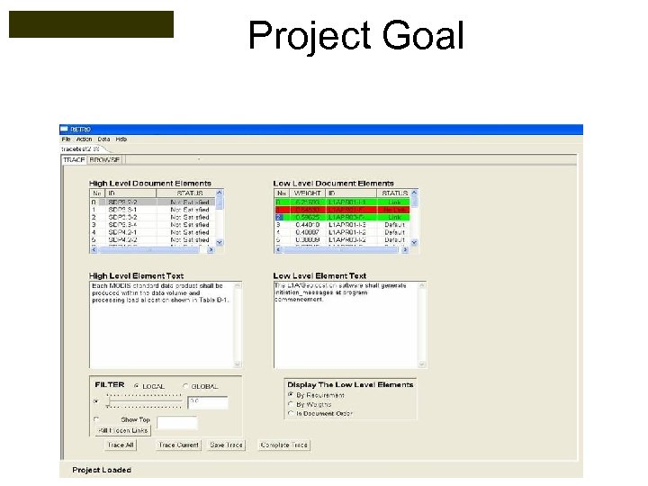 Project Goal 