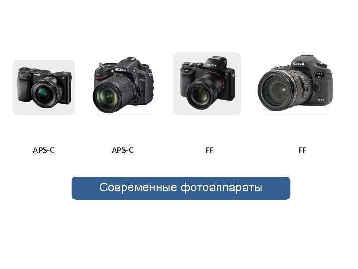 APS-C FF Современные фотоаппараты FF 