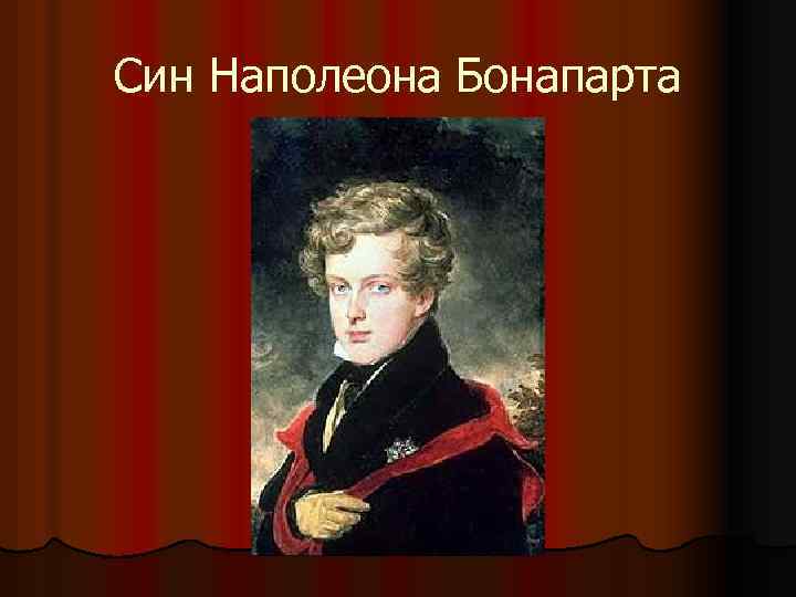 Син Наполеона Бонапарта 