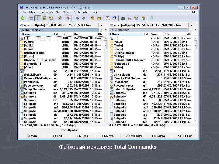 Файловый менеджер Total Commander 
