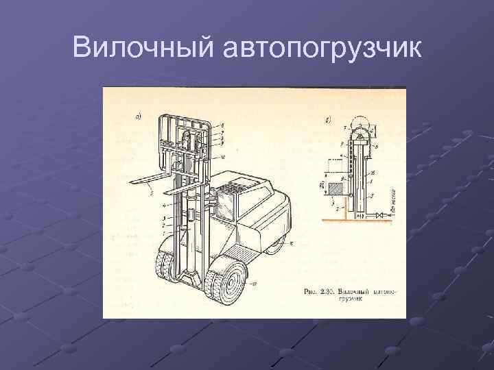 Вилочный автопогрузчик 