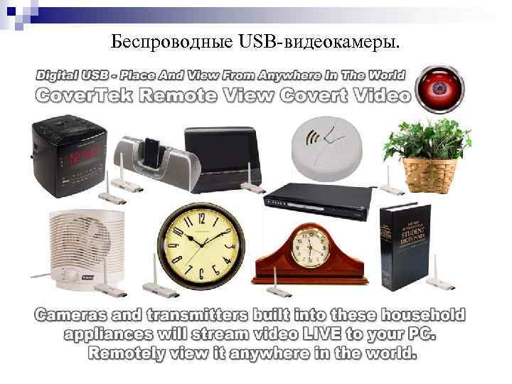 Беспроводные USB-видеокамеры. 
