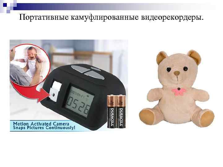 Портативные камуфлированные видеорекордеры. 