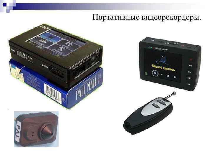 Портативные видеорекордеры. 