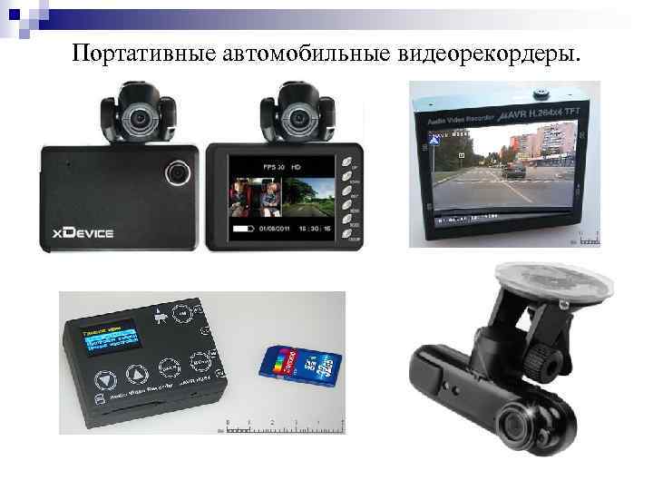 Портативные автомобильные видеорекордеры. 