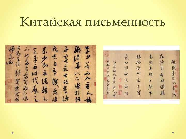 Китайская письменность 