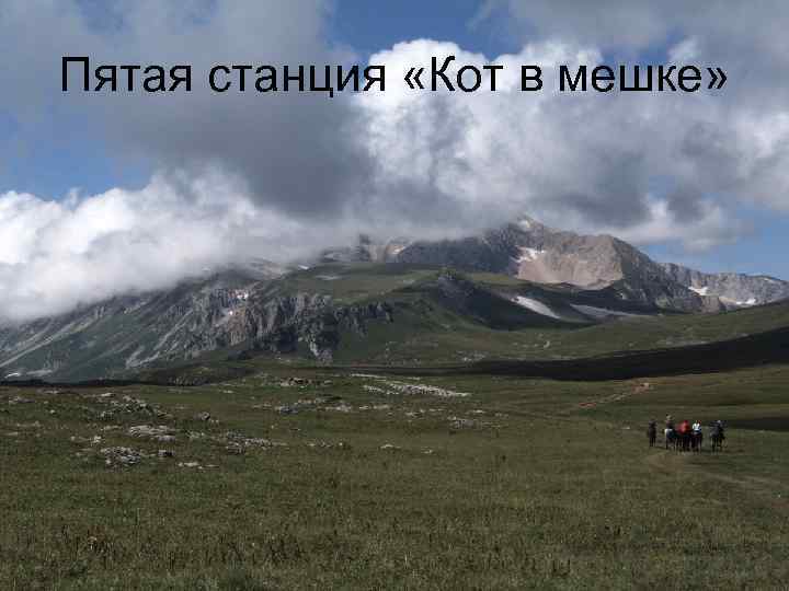 Пятая станция «Кот в мешке» 