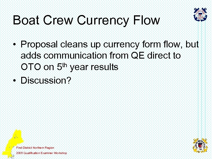 Boat Crew Currency Flow • Proposal cleans up currency form flow, but adds communication