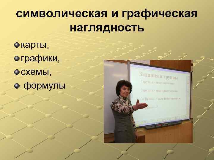 символическая и графическая наглядность карты, графики, схемы, формулы 