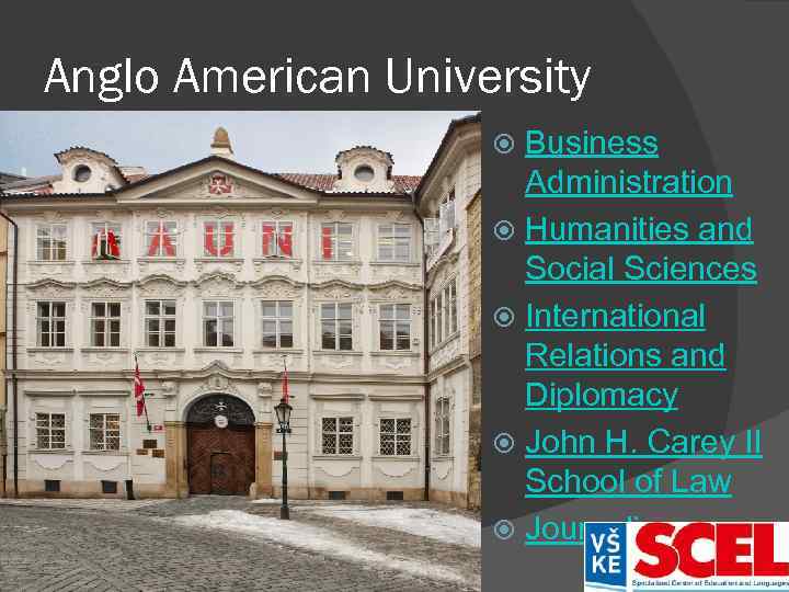 Anglo American University Business Administration Humanities and Social Sciences International Relations and Diplomacy John