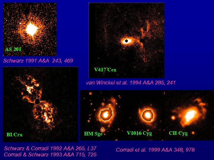 AS 201 Schwarz 1991 A&A 243, 469 V 417 Cen van Winckel et al.