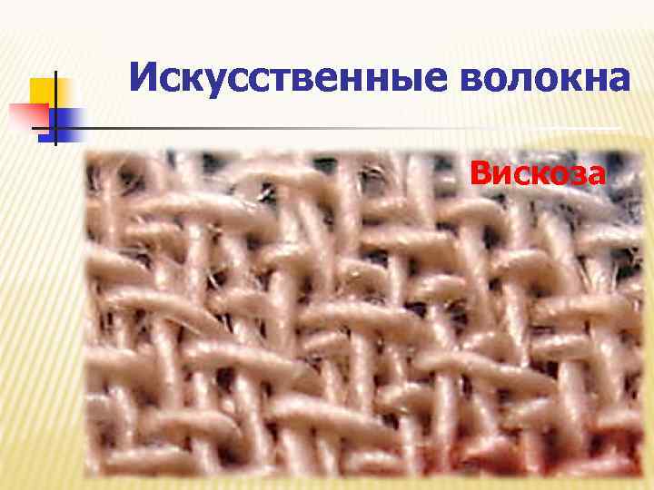 Искусственные волокна Вискоза 