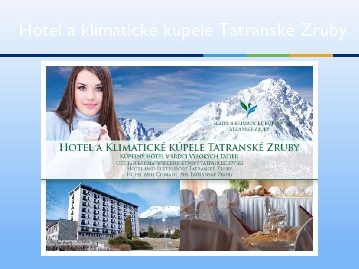 Hotel a klimatické kúpele Tatranské Zruby 