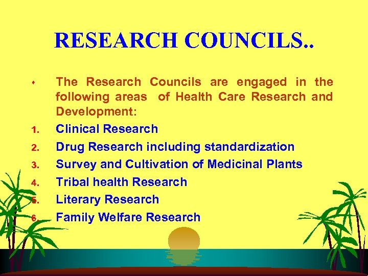 RESEARCH COUNCILS. . s 1. 2. 3. 4. 5. 6. The Research Councils are