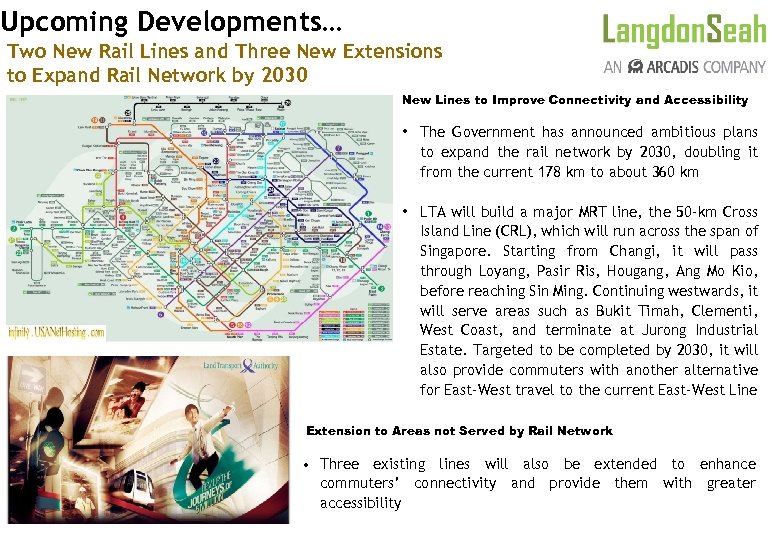 Upcoming Developments… Two New Rail Lines and Three New Extensions to Expand Rail Network