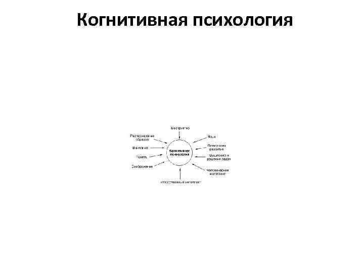 Когнитивная психология 