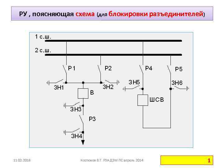 Взаимная блокировка схема