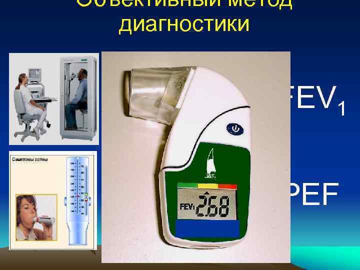 Объективный метод диагностики FEV 1 PEF 