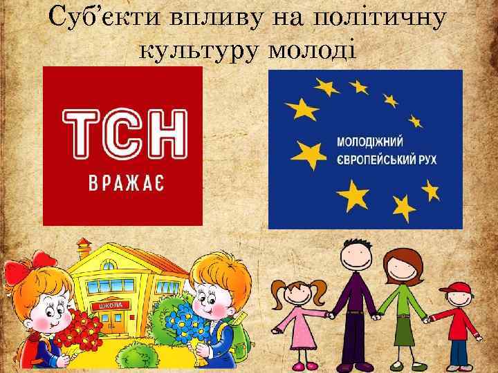 Суб’єкти впливу на політичну культуру молоді 