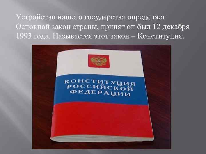 Основные законы россии и права человека 4 класс презентация