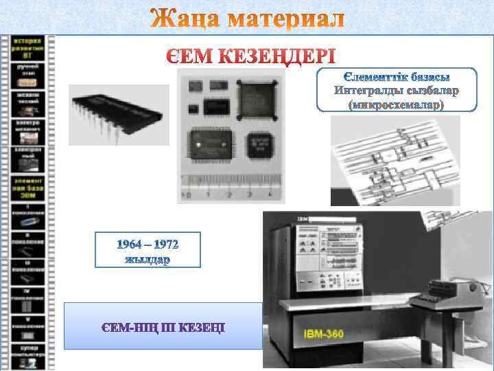 ЭЕМ КЕЗЕҢДЕРІ Интегралды сызбалар (микросхемалар) 