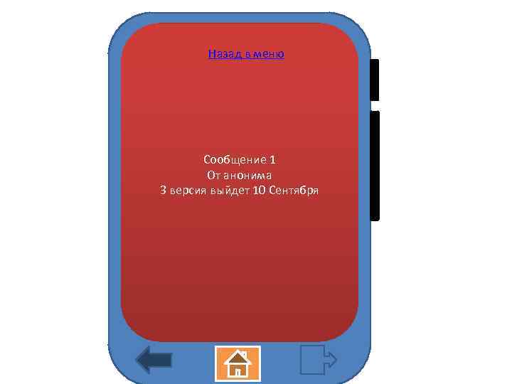 Назад в меню Сообщение 1 От анонима 3 версия выйдет 10 Сентября 