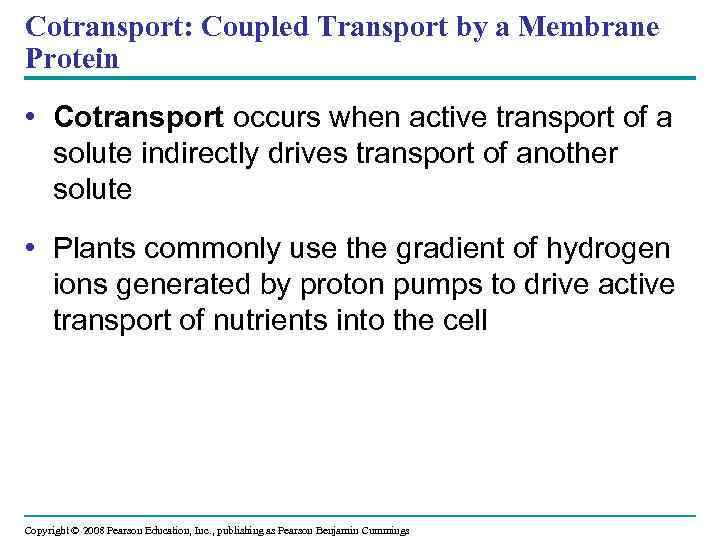 Cotransport: Coupled Transport by a Membrane Protein • Cotransport occurs when active transport of