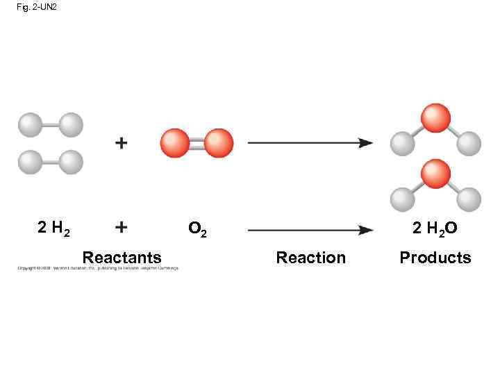 Fig. 2 -UN 2 2 H 2 O 2 Reactants 2 H 2 O