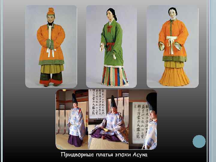 Придворные платья эпохи Асука 