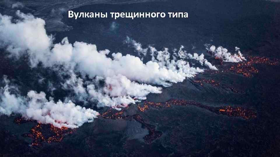 Вулканы трещинного типа 