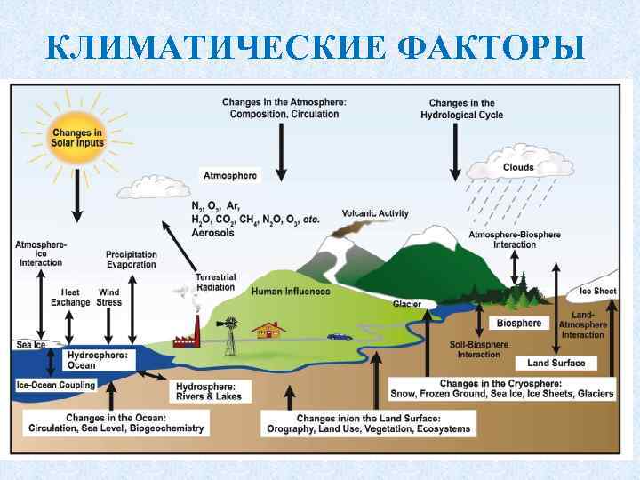 Климатические факторы картинки