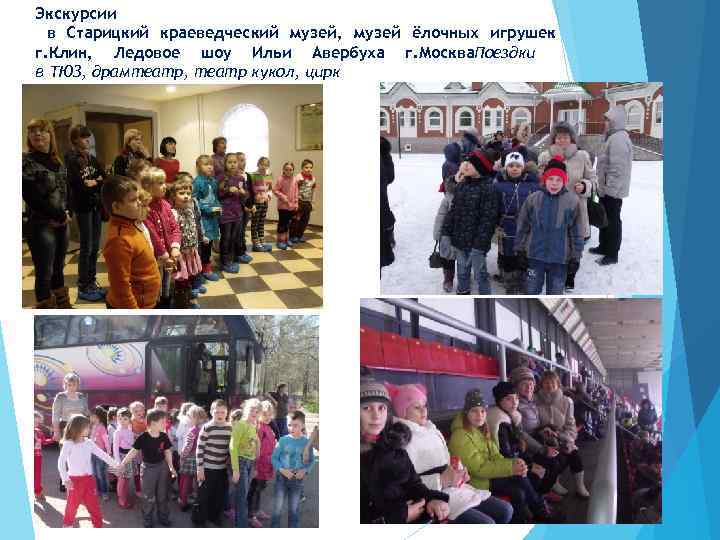 Экскурсии в Старицкий краеведческий музей, музей ёлочных игрушек г. Клин, Ледовое шоу Ильи Авербуха