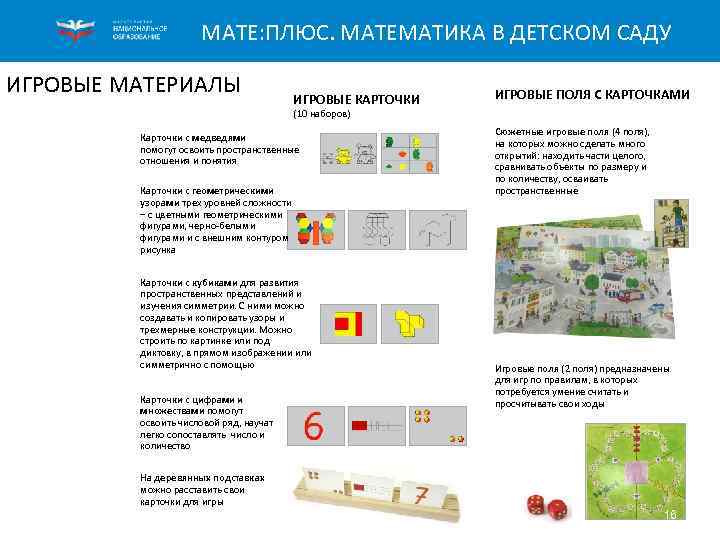 МАТЕ: ПЛЮС. МАТЕМАТИКА В ДЕТСКОМ САДУ ИГРОВЫЕ МАТЕРИАЛЫ ИГРОВЫЕ КАРТОЧКИ ИГРОВЫЕ ПОЛЯ С КАРТОЧКАМИ