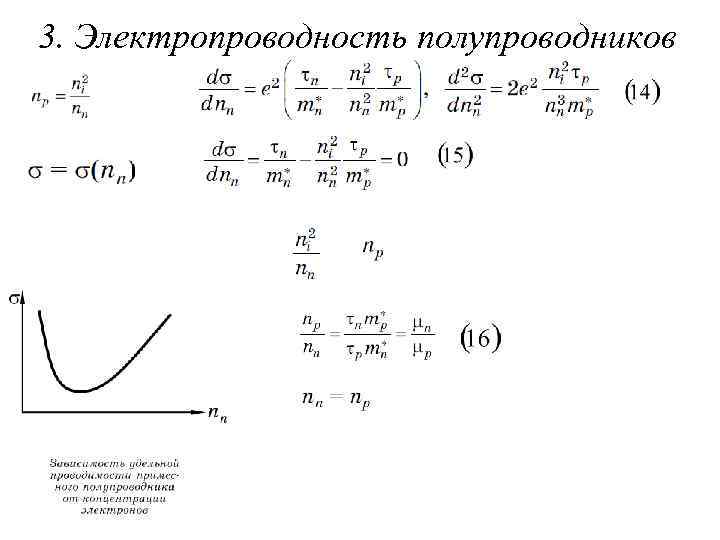 3. Электропроводность полупроводников 