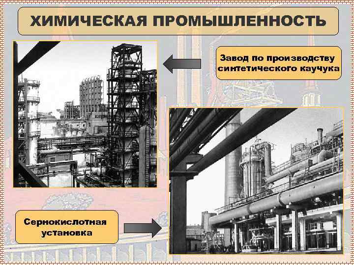 Задания химической промышленности и лесной промышленности